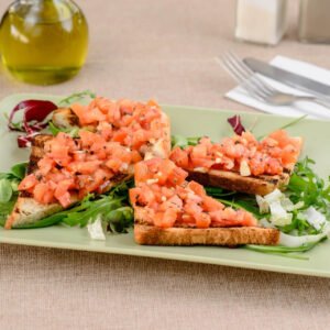 Restaurant The Bridge - Bruschete cu Roșii și Usturoi