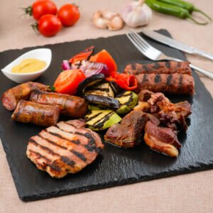 Restaurant The Bridge - Mixt Grill Rustic Servit cu Legume la Grătar Sau Trase la Tigaie 5E