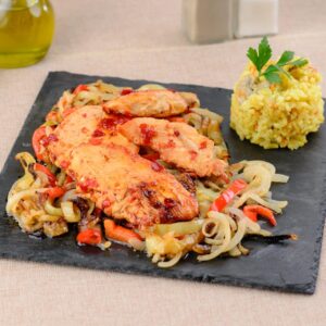 Restaurant The Bridge - Piept de Curcan Picant cu Dulceață de Ardei Iute