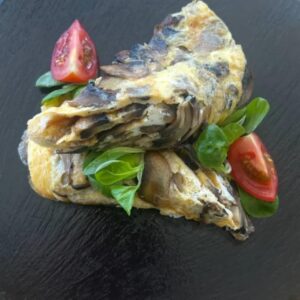 Restaurant The Bridge - Omletă cu Ciuperci